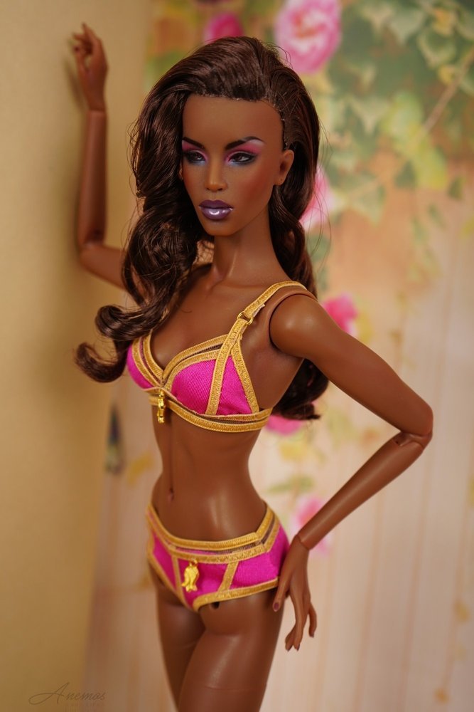 Gold swimsuit collection for 16" Kingdom Doll 3