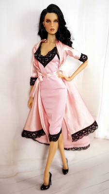 Lingerie light pink set for KD and similar 16" dolls 1