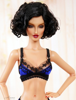 Royal Blue Bra for 16 Kingdom Doll N.1 