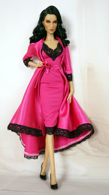 Lingerie pink set for KD and similar 16" dolls 1