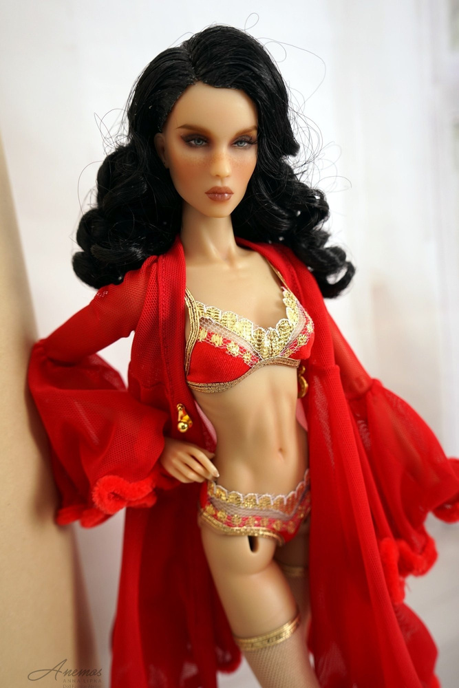 Red lingerie set Gold Valentine Day Collection 