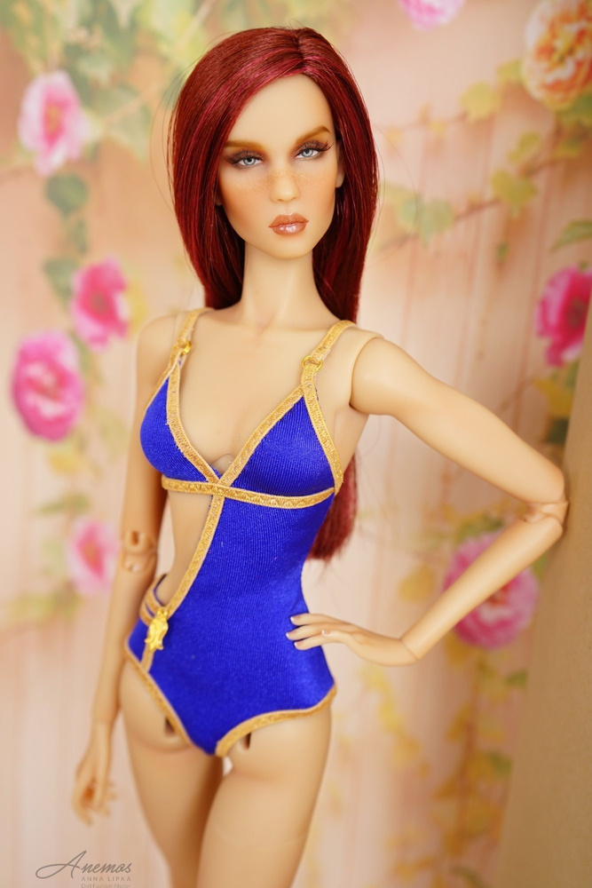 Gold swimsuis collection for 16" Kingdom Doll 17