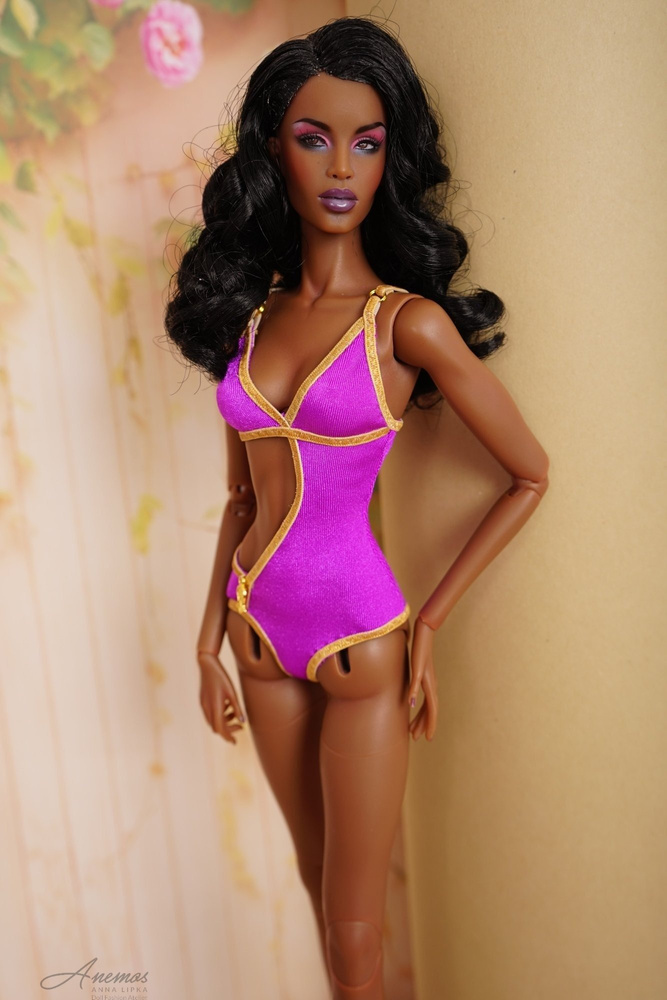 Gold swimsuit collection for 16" Kingdom Doll 16