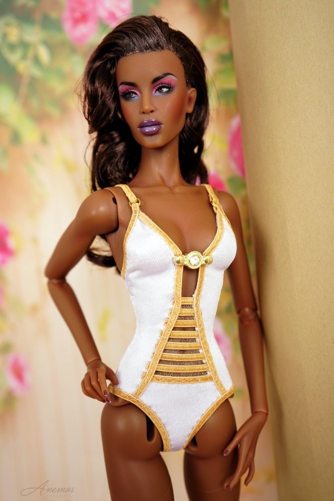 Gold swimsuis collection for 16" Kingdom Doll 19