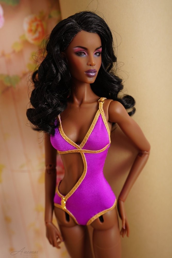 Gold swimsuit collection for 16" Kingdom Doll 16