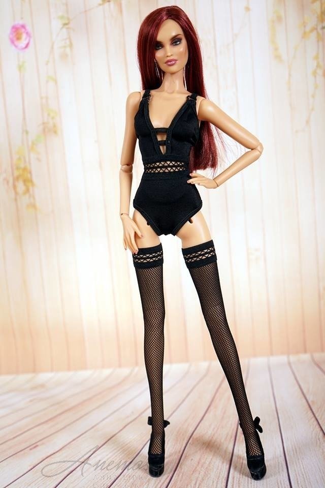 NEXT Black lingerie for 16" Kingdom Doll 