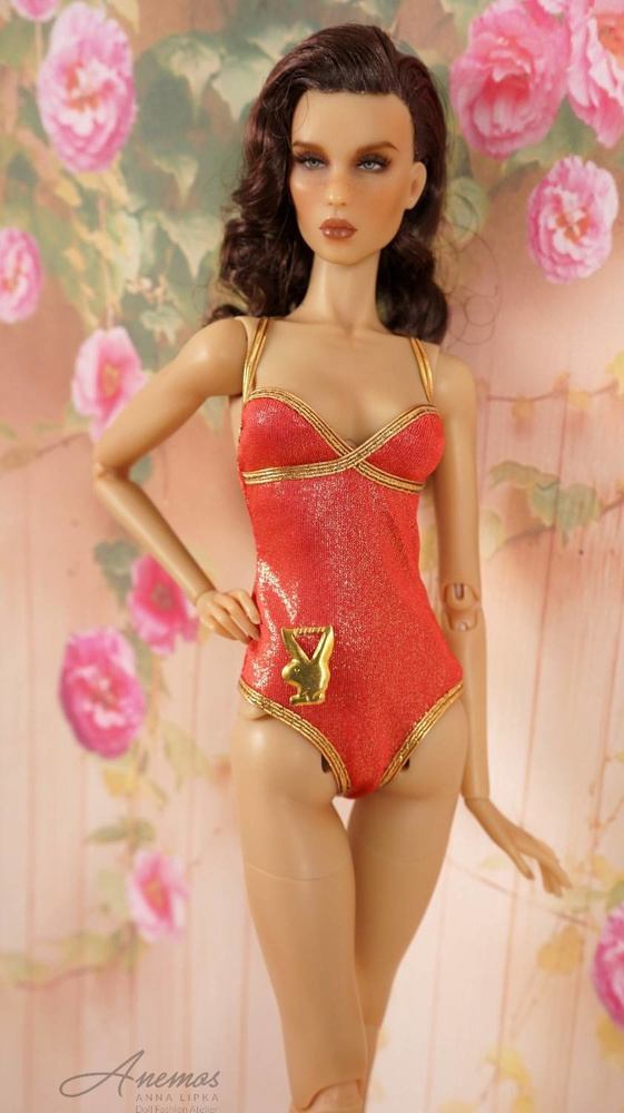 Red lingerie for 16 Kingdom Doll 2